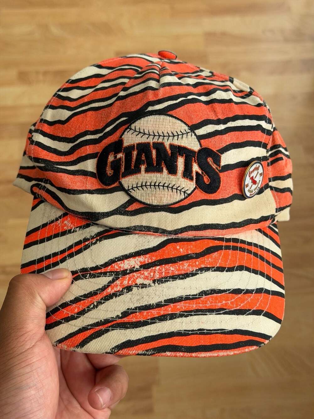 47 Brand San Francisco Giants Zubaz Zebra Print Adjustable Cap Hat